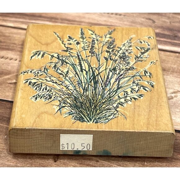 1997 PENNY BLACK 122K GROWING WILD WOOD MOUNTED RUBBER STAMP - Picture 1 of 5